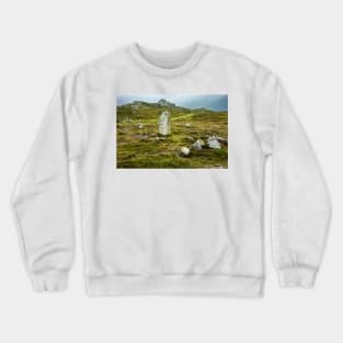 An  Ancient Standing Stone in Ireland Crewneck Sweatshirt